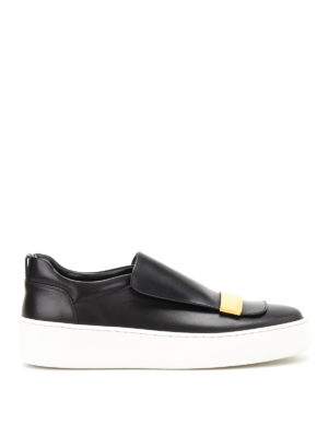 SERGIO ROSSI: trainers - sr1 Addict leather slip-ons