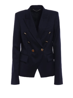 STELLA McCARTNEY: giacche blazer - Blazer Robin modello army in lana