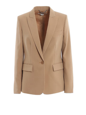 STELLA McCARTNEY: blazers - Stretch wool twill blazer
