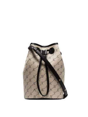 STELLA McCARTNEY: Bucket bags - Monogram mini bucket bag