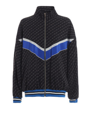 STELLA McCARTNEY: giacche casual - Giacca in misto seta con monogramma