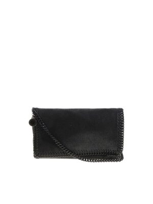 STELLA McCARTNEY: cross body bags - Black Falabella crossbody bag