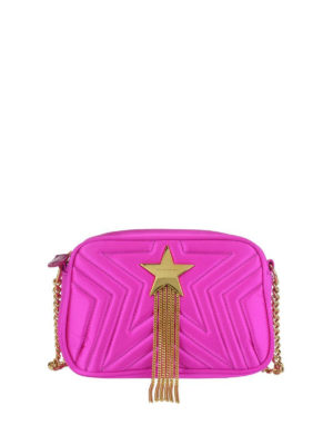 STELLA McCARTNEY: borse a tracolla - Borsa Mini Stella Star fucsia