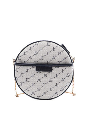 STELLA McCARTNEY: cross body bags - Monogram fabric round bag