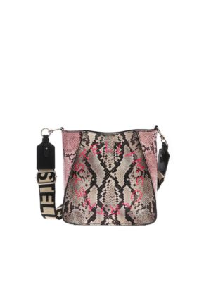 STELLA McCARTNEY: cross body bags - Stella Logo reptile effect bag
