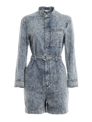 STELLA McCARTNEY: jumpsuits - Denim short jumpsuit