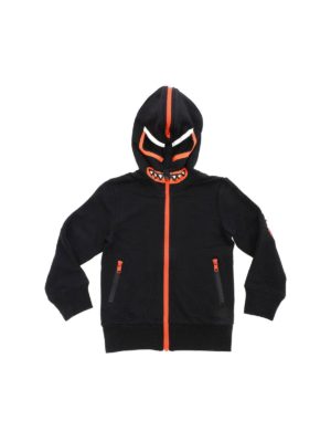 Stella McCartney Kids: Sweatshirts & Sweaters - Halloween hoodie in black