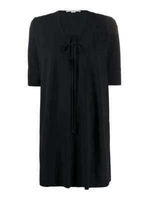 STELLA McCARTNEY: abiti al ginocchio - Abito mezza manica in viscosa