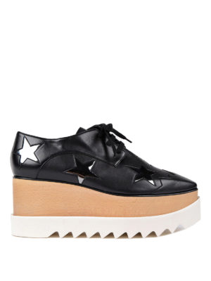 STELLA McCARTNEY: scarpe stringate - Stringate Elyse con maxi suola