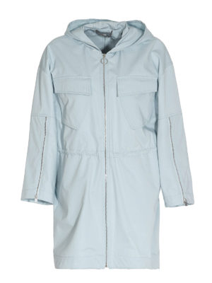 STELLA McCARTNEY: Abrigos cortos - Abrigo Corto - Azul Claro