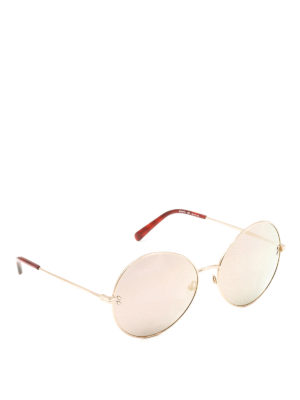 STELLA McCARTNEY: occhiali da sole - Occhiali da sole tondi dorati