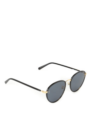 Stella Mccartney: sunglasses - Grey lenses black sunglasses