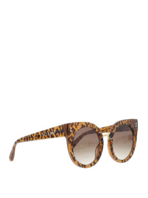 STELLA McCARTNEY: occhiali da sole - Occhiali da sole over leopardati