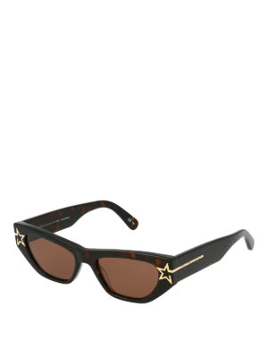 STELLA McCARTNEY: sunglasses - Star detail acetate sunglasses