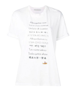 STELLA McCARTNEY: t-shirts - All Together Now print T-shirt