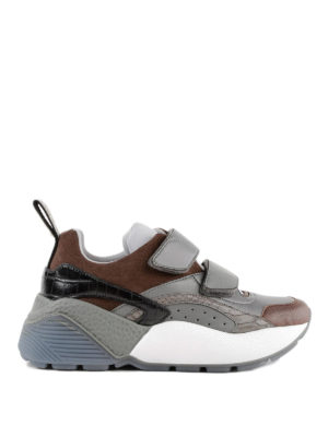 STELLA McCARTNEY: sneakers - Sneakers platform con patchwork Eclypse