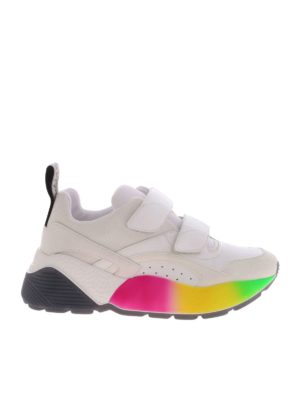 STELLA McCARTNEY: trainers - White Eclypse sneakers with over sole