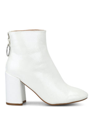 Steve Madden: tronchetti - Tronchetti Posed in simil vernice bianca