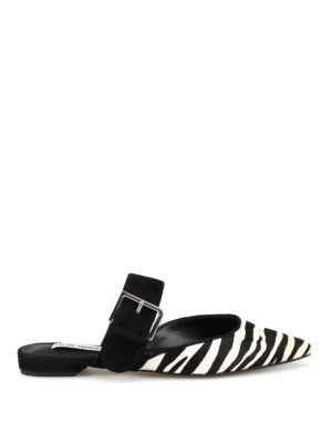 Steve Madden: ballerine - Sabot Edison zebrati in cavallino