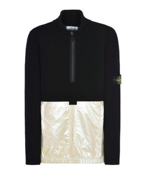 STONE ISLAND: giacche casual - Anorak Lambswool with Iridescent Coating Tela