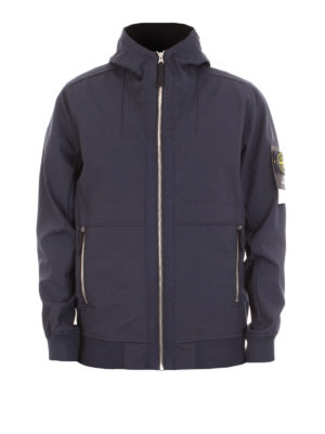 STONE ISLAND: giacche casual - Giubbino antivento impermeabile con cappuccio