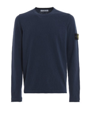 STONE ISLAND: maglia collo rotondo - Pull girocollo in misto cotone