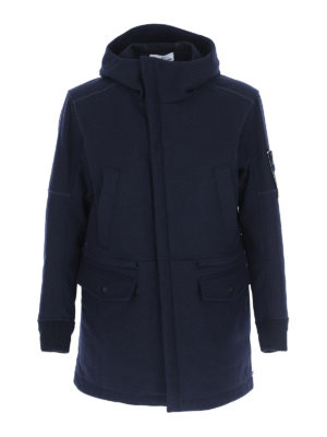 STONE ISLAND: cappotti al ginocchio - Cappotto Panno-R 4L Stretch