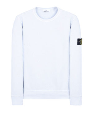 STONE ISLAND: Felpe e maglie - Felpa girocollo in caldo cotone ghiaccio