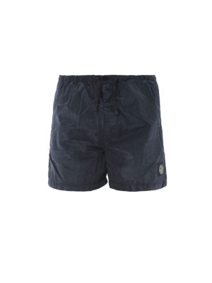 STONE ISLAND: Costumi piscina e boxer - Costume da bagno in nylon grigio