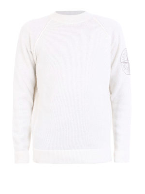 STONE ISLAND: maglia a collo alto e polo - Lupetto in lana con logo ricamato