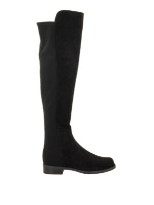 Stuart Weitzman: stivali - Cuissard 5050 in camoscio
