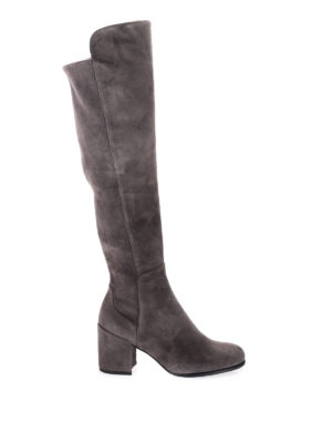 Stuart Weitzman: stivali - Stivali Alljack in camoscio