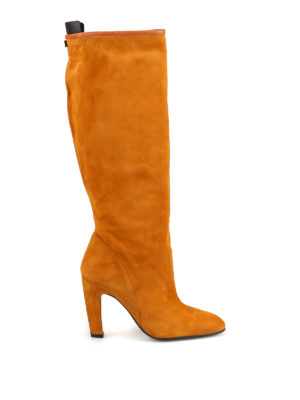Stuart Weitzman: stivali - Stivali Charlie in pelle scamosciata