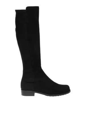 Stuart Weitzman: stivali - Stivale scamosciato Halfnhalf