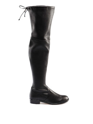 Stuart Weitzman: stivali - Stivali alti Lowland in pelle