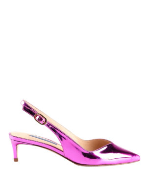 Stuart Weitzman: scarpe décolleté - Slingback Edith metallizzate