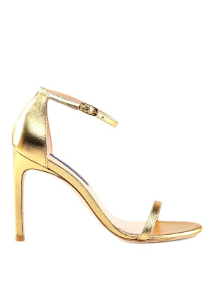 Stuart Weitzman: sandali - Sandali Nudistsong in pelle laminata