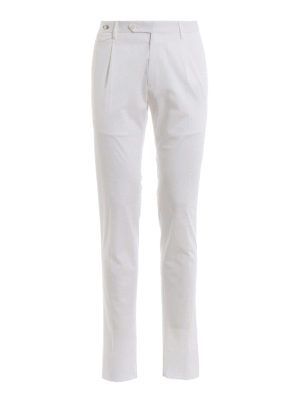 TAGLIATORE: pantaloni casual - Pantaloni chino bianchi in cotone