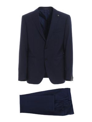 TAGLIATORE: completi da cerimonia - Abito in lana Super 100'S blu