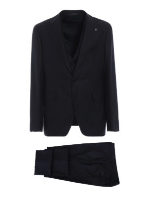 TAGLIATORE: completi da cerimonia - Completo tre pezzi in lana Super 110's