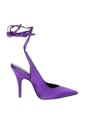 The Attico: court shoes - Venus slingback in violet