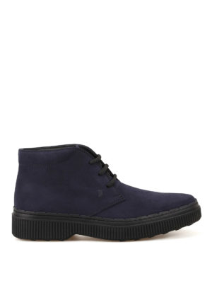 TOD'S: tronchetti - Polacchini in nabuk 39A