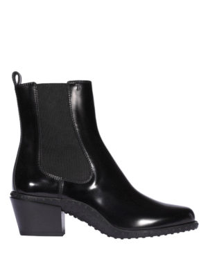 TOD'S: Stiefeletten - Stiefeletten - Schwarz