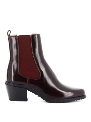 TOD'S: Stiefeletten - Stiefeletten - Dunkel-Lila