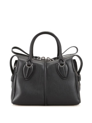 TOD'S: bauletti - Bauletto D-Styling in pelle nera