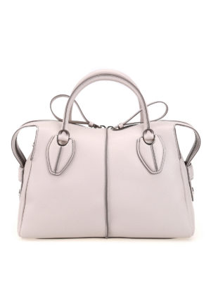 TOD'S: bauletti - Bauletto D Styling grande grigio in pelle