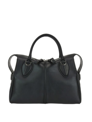 TOD'S: bauletti - Bauletto D-Styling medio in pelle nera