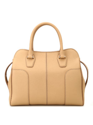 TOD'S: bauletti - Bauletto in pelle soft martellata