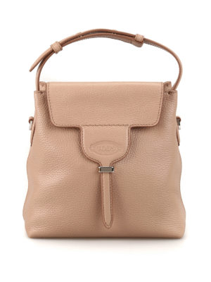 TOD'S: Secchielli - Secchiello Joy Mini in pelle martellata