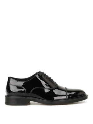 TOD'S: classiche - Oxford stringate in vernice